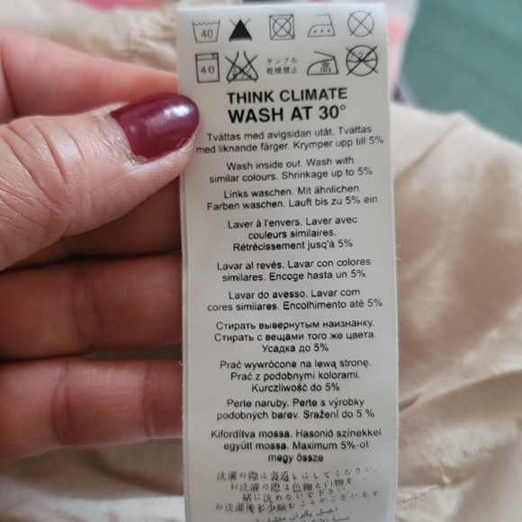 Floral Print Midi Summer Cotton Skirt Size 32 - Picture 12 of 12